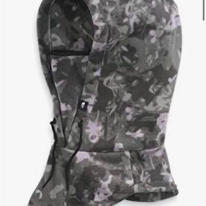 THE NORTH FACE' Whimzy Powder Hooded Fleece Neck Gaiter scattershot gray camo